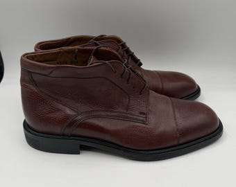 70s Bates Floaters Mens Chukka Leather Boots Wool Lined Size 8.5 70s Bates Floaters Men main image 2