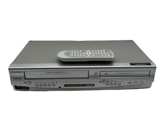 Sylvania DV220SL8 VCR/DVD Combo 4 Head VHS Player w/ Remote - Tested & Working