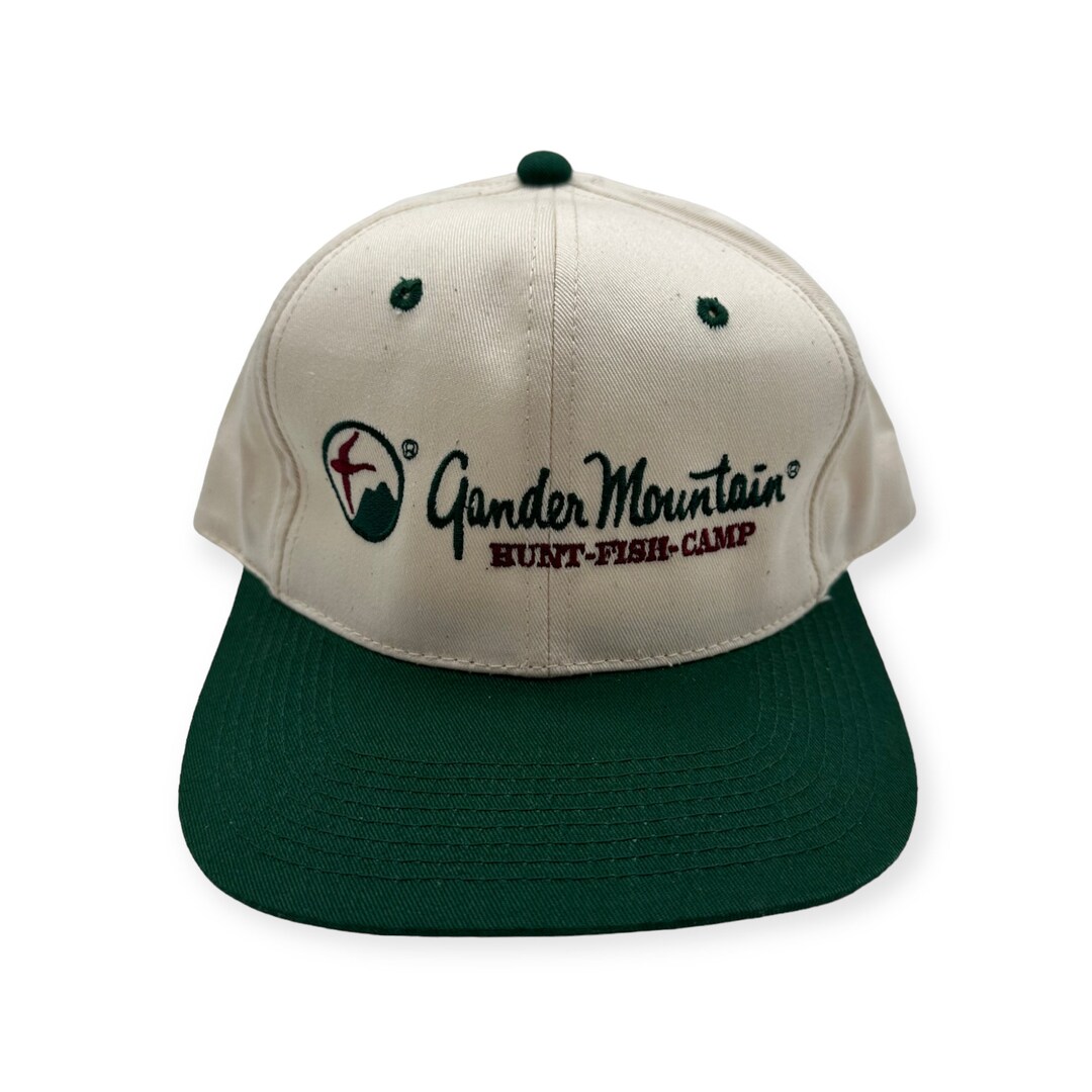 VTG 90s Gander Mountain Hunt Fish Camp Snapback Hat Cap Etsy