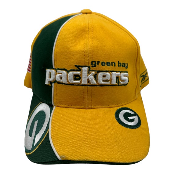 VTG 00s Reebok Pro Line Green Bay Packers NFL Str… - image 1