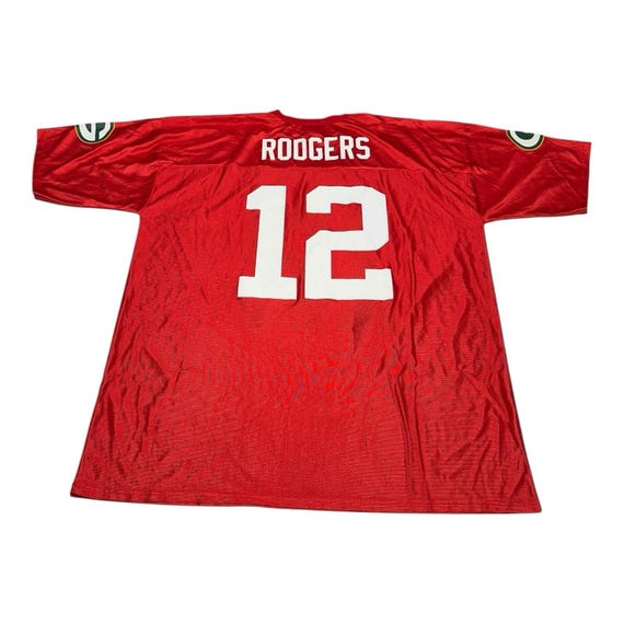 Aaron Rodgers Green Bay Packers Practice Jersey Mens XXL Red NFL