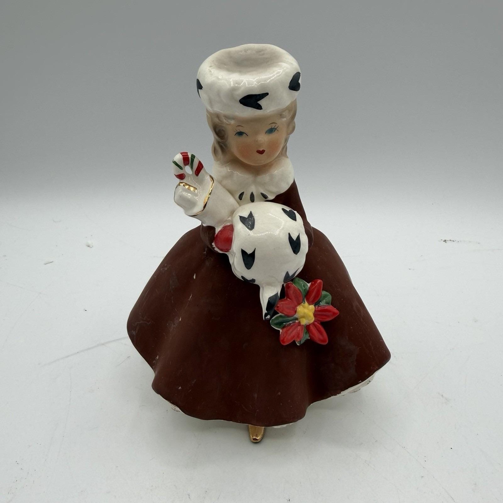 Vintage Christmas Shopper Girl Japan - Etsy