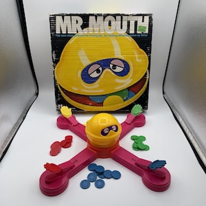 Vintage 1976 TOMY Mr. Mouth Game w/ Box - Tested & Working - Missing 3 Coins