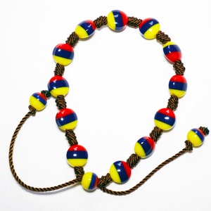 Bracelet Beaded Tricolor Handmade Handcrafted Beadwork Gift for her Gift for Men Colombian brazalete Tipico Unisex Joyeria Waterproof