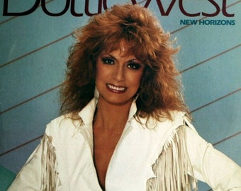 Dottie West New Horizons LP 1983 Country Musik Singer Songwriter American Weiblich Schöne Vintage Antiques