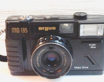 Vintage  Argus MD135 Film Camera 35mm Motor Drive 1:3.8 f 38mm Perfect Gift