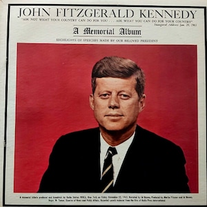 John F. Kennedy John Fitzgerald Kennedy A Original Memorial Album (1963) Vinyl LP JFK US Präsident Genre Spoken Word