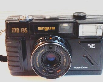 Vintage  Argus MD135 Film Camera 35mm Motor Drive 1:3.8 f 38mm Perfect Gift