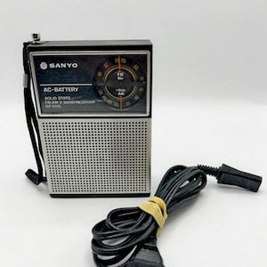 Sanyo portable radio - Etsy 日本