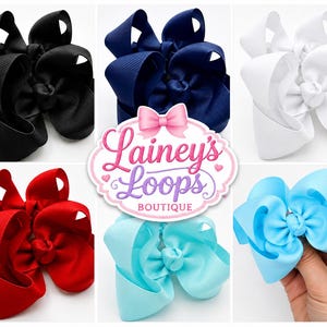 Lainey's Loops Boutique hairbows/ SMALL piggies/ bow sets