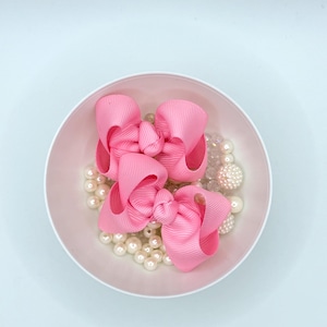 Micro Mini Piggies 2" bows/ Hairbows/boutique bows ALL COLORS