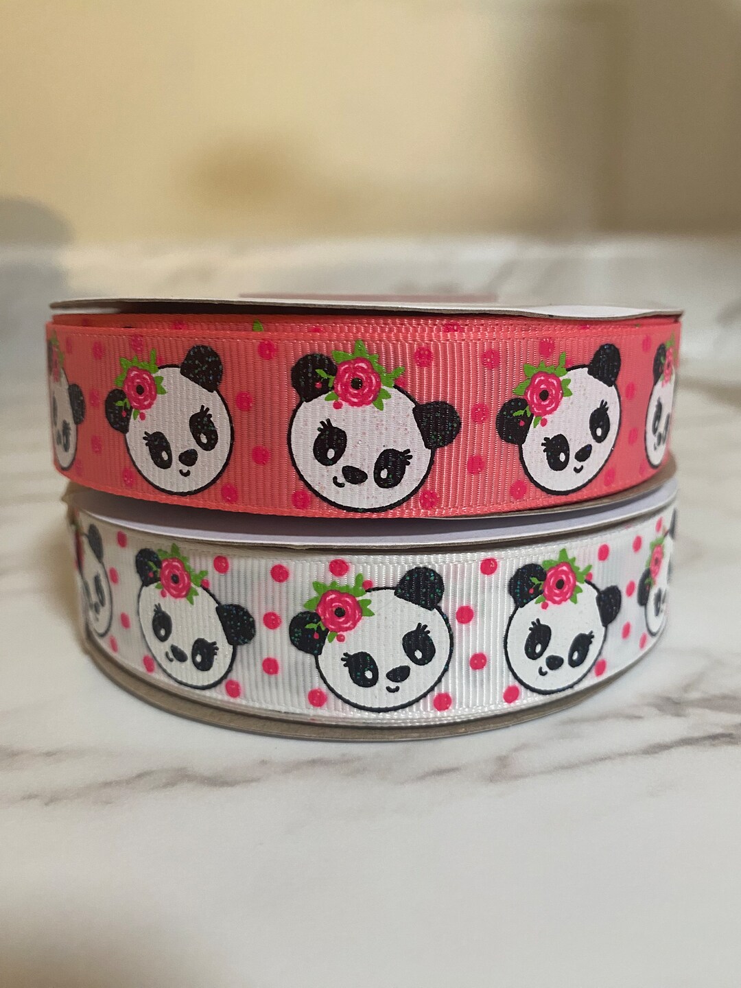 Cute Panda Ribbon, Panda USDR, Ribbon for Diy, Hairbows, Wreaths ...