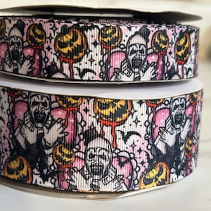 Halloween USDR, scary movie ribbon, hairbows, ribbon for bow, DIY