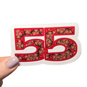 Carlos Sainz Number 55 Sticker
