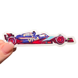 RB F1 Car Magnet