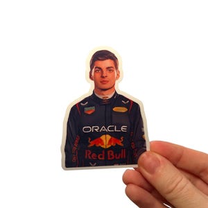 Pegatina del piloto de Fórmula 1 Max Verstappen