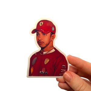 Lewis Hamilton Formula One Driver Sticker
