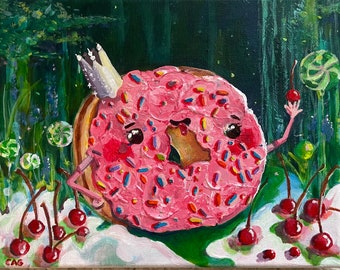 Colhendo as cerejas do inverno - Uma pintura encantadora que retrata as alegrias da maternidade adotiva, acolhendo a vida em um deserto árido de neve.