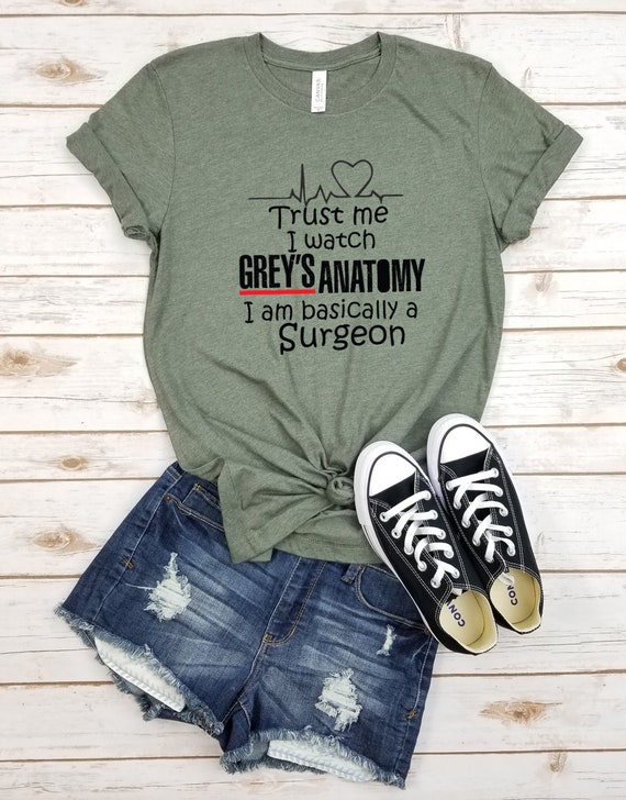 Trust me I watch Grey's Anatomy Shirt Greys Anatomy tv | Etsy