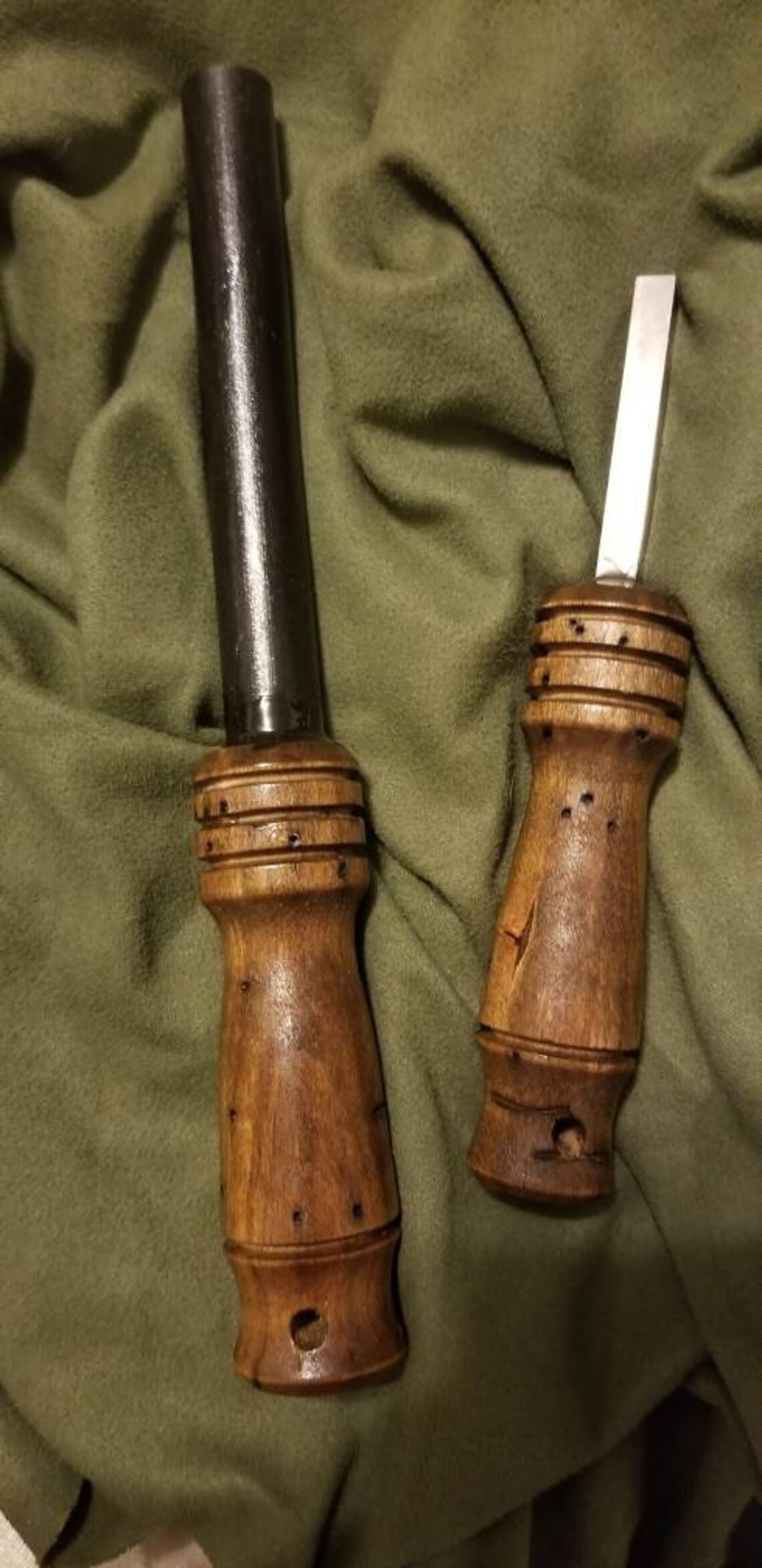 Custom 5/8 Dia 5l Ferro Rod & HSS Striker Set W/ Etsy