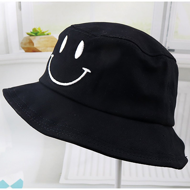 Smiley Face Baseball Cap Removable Face Shield Hat Face Shield Hat Anti-Dust Cap Smile Children Bucket Hat Hat with Shield For Children