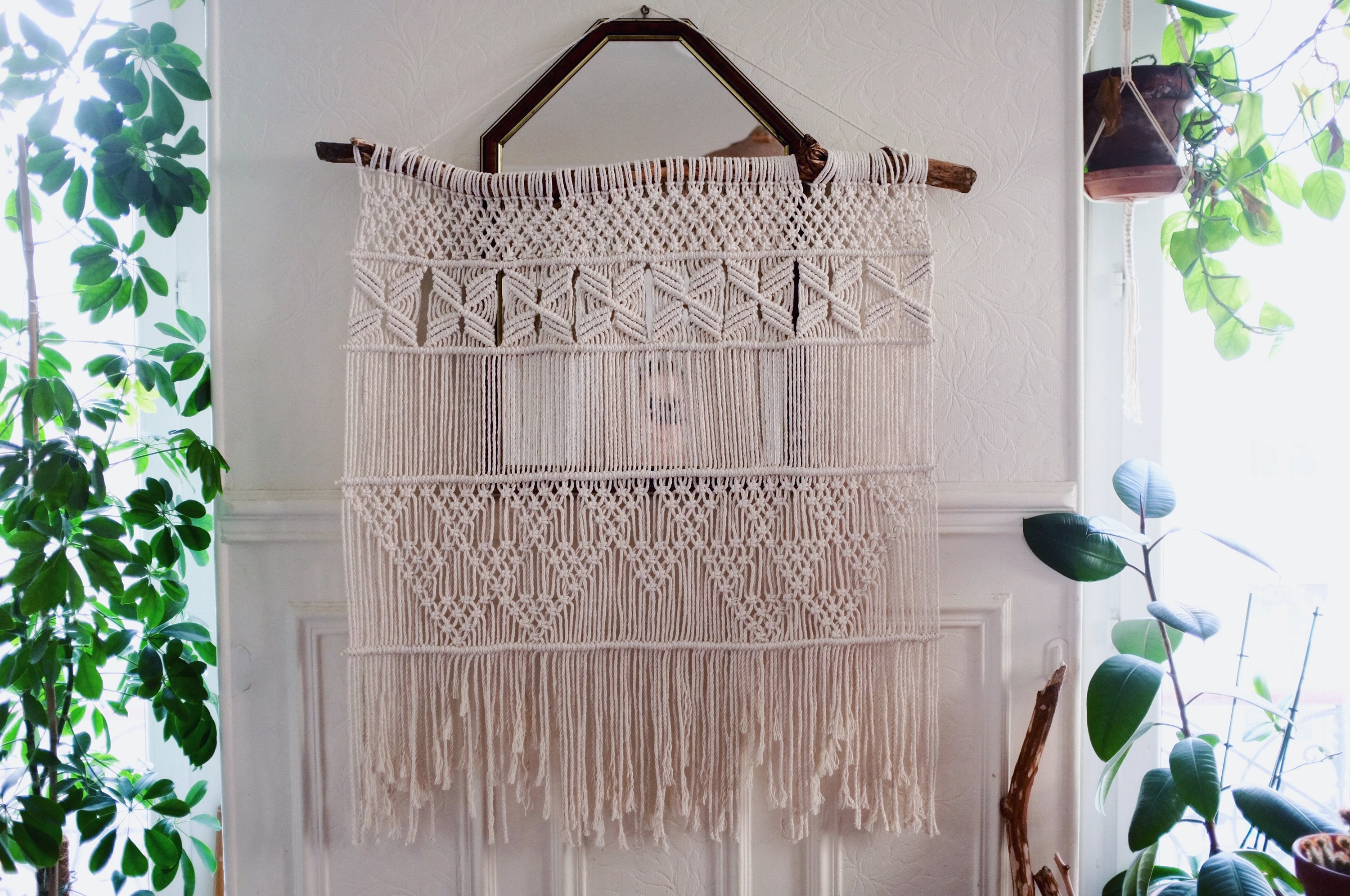 Tenture Murale en Macramé
