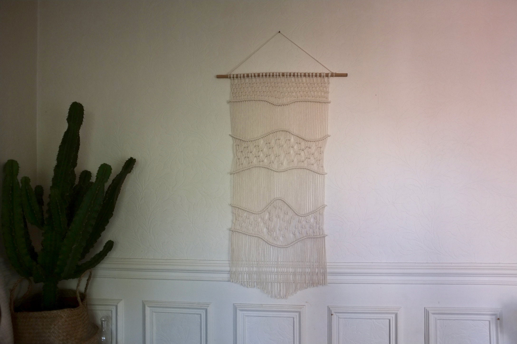 Tenture Murale Macramé || Modèle Sawan | Décoration Naturelle