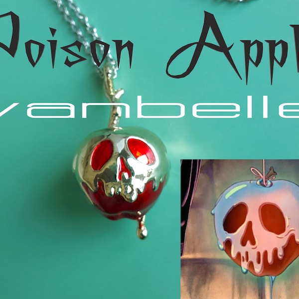 Poison Apple Necklace / hand made fan made