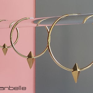 Reyna Gold hoop Earrings , Handmade/fan made valorant inspired