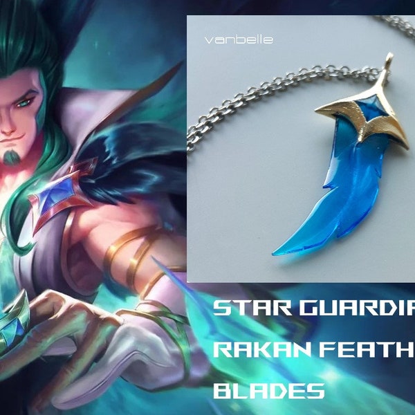 Star Guardian Rakan Feather Blades League of Legends  , Handmade/ Fan made LOL inspired