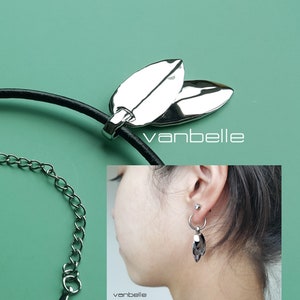 Skye&#39;s low poly leaf necklace or statement earring  , Handmade/ Fan made Valorant inspired