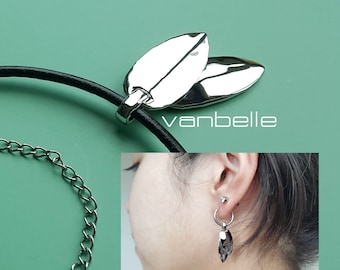 Collar o pendiente llamativo de hoja de bajo poli de Skye, hecho a mano o por un fanático, inspirado en Valorant