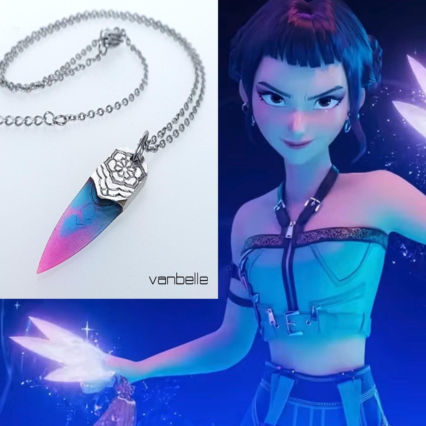 K POP Demon Hunters Zoey Daggers , Handmade/ Fan Made K-POP Demon