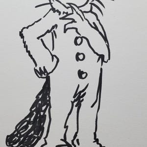Where the wild things are, illustration, artwork, Sendak illustration art, artwork, children&#39;s art, Maurice Sendak drawing, ink on paper,