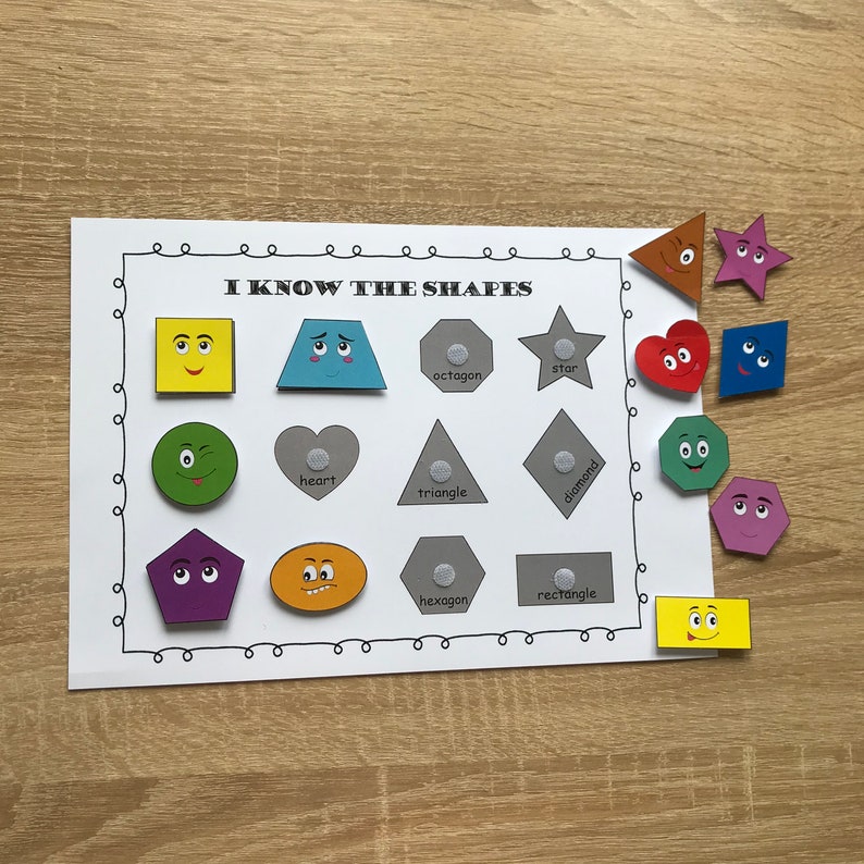 busy book printable worksheet preschool matching activities etsy