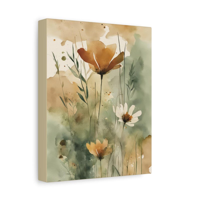 Rust and Green Art Print - Etsy