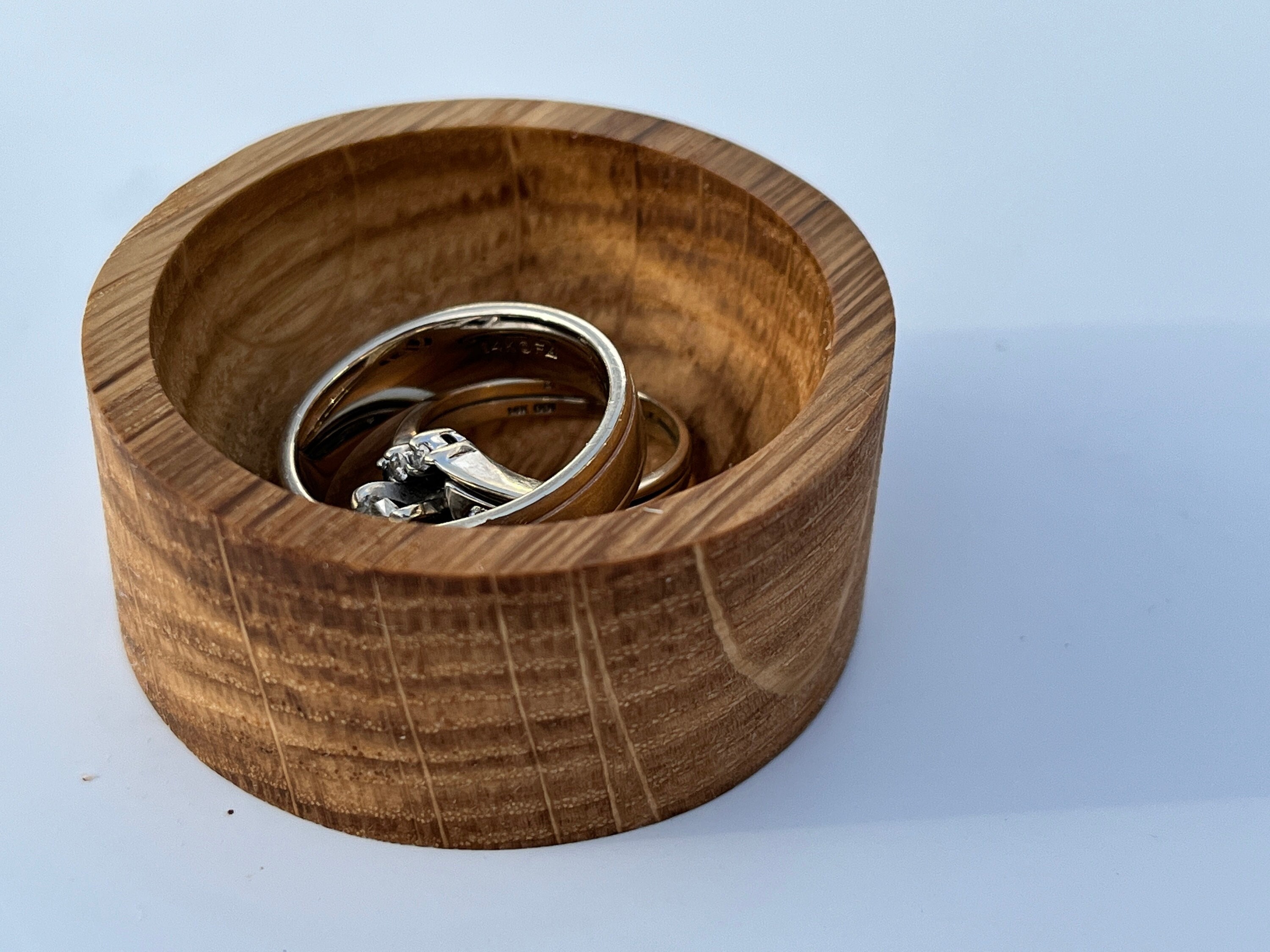 Round Wood Ring Box Blank Laser Engraving Blank Wood Powder Box Paintable  Engravable Unstained Unfinished Wooden Blanks Wedding Tooth Fairy 