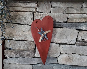 Primitive Wooden Heart