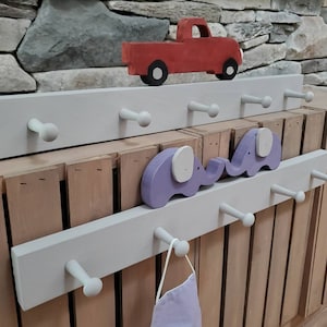 Handcrafted Shaker Peg Rack Coat Rack Shelf With Hooks Wall Decor  Minimalist Entryway Kitchen Nursery Wall Decor Wooden Peg Rail Rack 