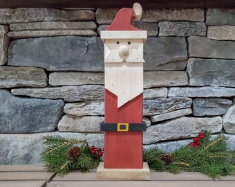 Wooden 2x4 Santa