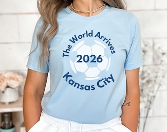 Soccer T shirt, Kansas City Soccer T-shirt, USA Soccer Cup,  Men's Soccer Tournament 2026, T-shirt Kansas City Soccer Cup,  Soccer Fan Shirt