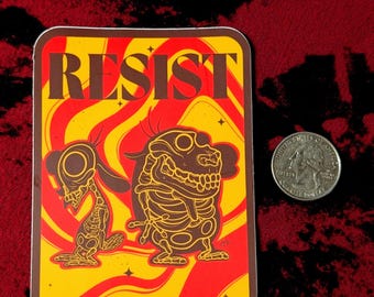 RESIST Trippy Sticker