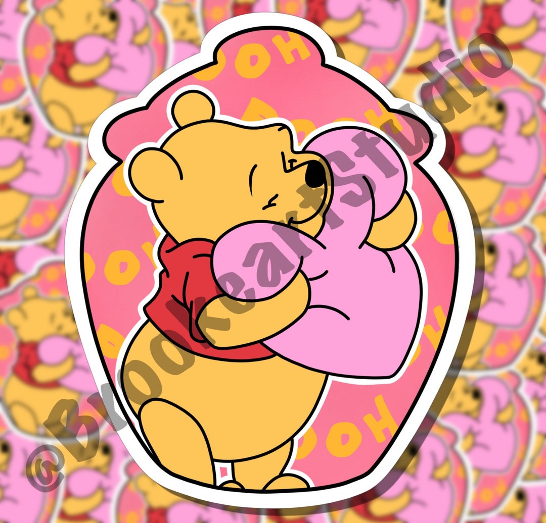 Disneys Winnie the Pooh Sticker Etsy UK