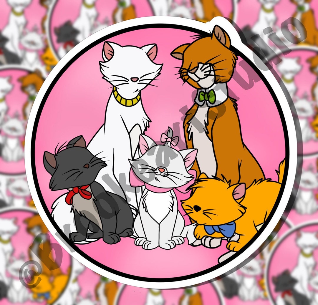 Disneys the Aristocats Group Sticker - Etsy