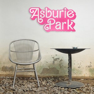 Pintura Original - Parque Asburie - Tributo ao Logotipo Estilo Barbie