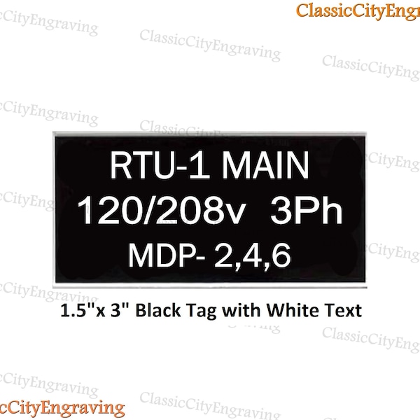 Engraved Electrical Panel Labels Etsy