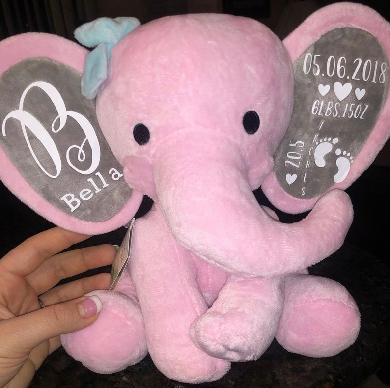Birth Announcement Plush Personalized Gift