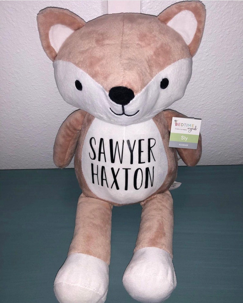 Birth Announcement Plush Personalized Gift