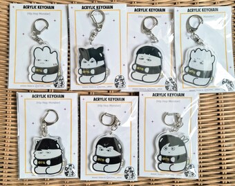 BTS Hip Hop Monster Gummi Bean Acrylic Keychain (bangtan