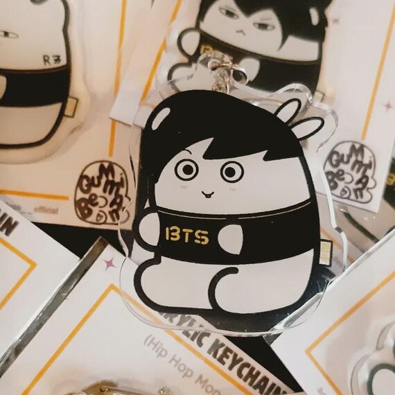 BTS Hip Hop Monster Gummi Bean Acrylic Keychain (bangtan